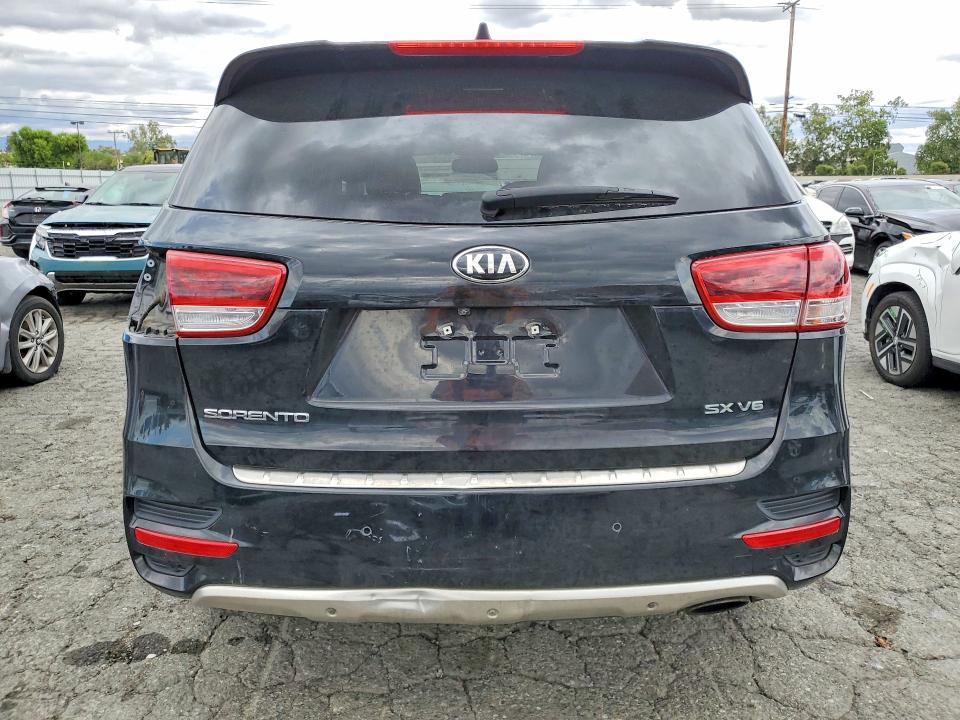 2016 Kia Sorento VIN 5XYPKDA56GG085196 COPART salvage auction — REAR END, Wv - Dis/Dlr/Exp Only Clean Title, sold $1,850 on 2026-07-02 (photo 6)