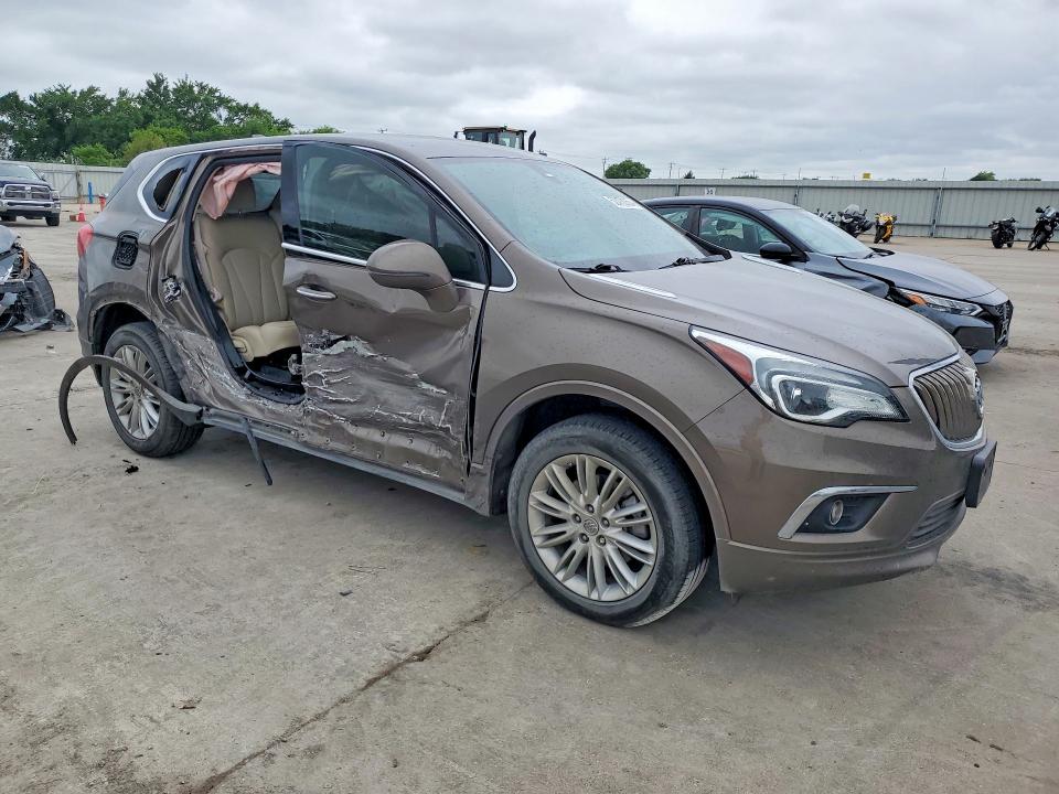 2017 Buick Envision VIN LRBFXASA1HD143169 COPART salvage auction — SIDE, TX - SALVAGE VEHICLE TITLE (P), sold $1,000 on 2026-07-16 (photo 4)