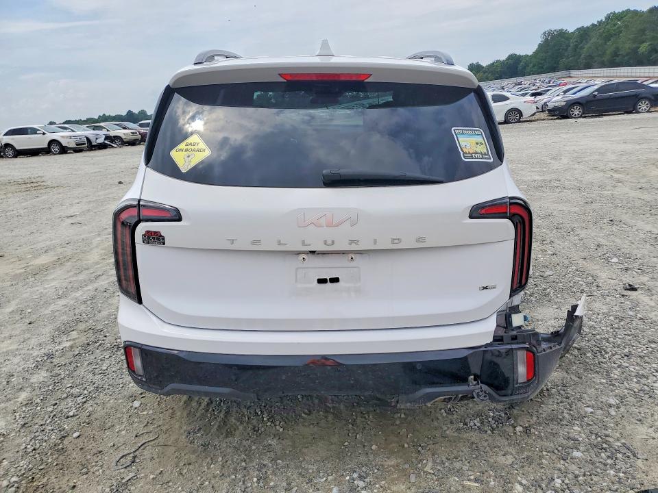 2024 Kia Telluride VIN 5XYP3DGC0RG447593 COPART salvage auction — REAR END, GA - CERT OF TITLE-SALVAGE, sold $11,400 on 2026-07-29 (photo 6)