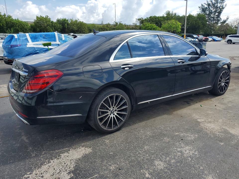 2019 Mercedes-benz S-klasse VIN WDDUG6EB5KA431219 COPART salvage auction — FRONT END, FL - CERT OF TITLE SLVG REBUILDABLE, sold $1,500 on 2026-07-27 (photo 3)