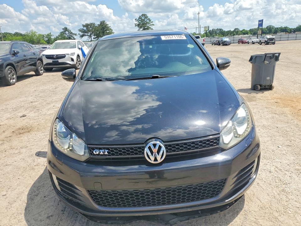 2013 Volkswagen Gti VIN WVWHV7AJ2DW132930 COPART salvage auction — REAR END, Fl - Cert Of Title Slvg Rebuildable, sold $1,450 on 2026-07-09 (photo 5)