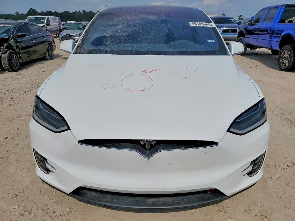 2017 Tesla Model x VIN 5YJXCBE23HF045684 COPART salvage auction — REAR END, Tx - Salvage Vehicle Title, sold $10,200 on 2026-07-14 (photo 5)
