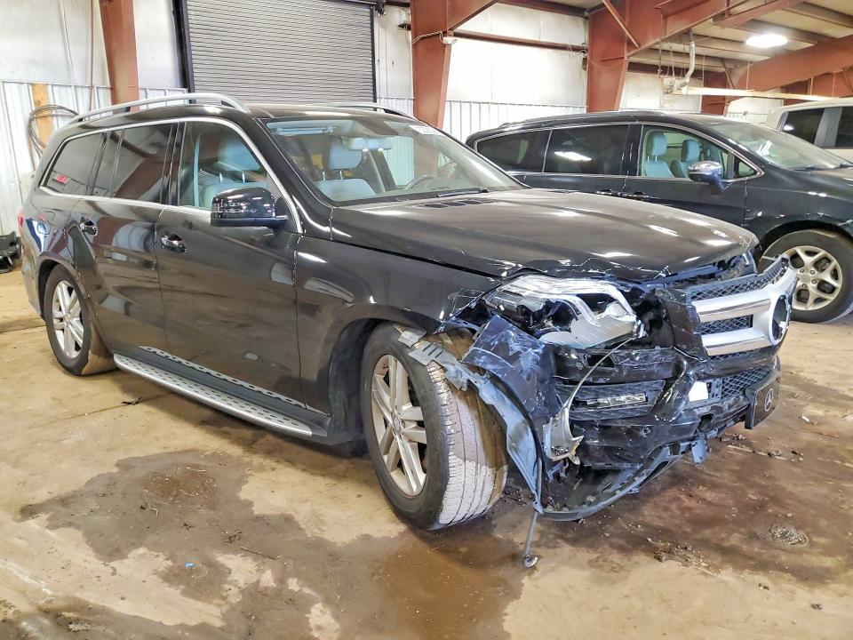 2013 Mercedes-benz Gl-klasse VIN 4JGDF7CE3DA248657 COPART salvage auction — FRONT END, MI - CERTIFICATE OF TITLE, sold $7,700 on 2026-07-31 (photo 4)
