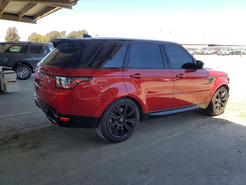 2020 Land rover Range rover sport VIN SALWR2SU3LA735087 COPART salvage auction — FRONT END, Ca - Salvage Certificate, sold $35 on 2026-07-28 (photo 3)