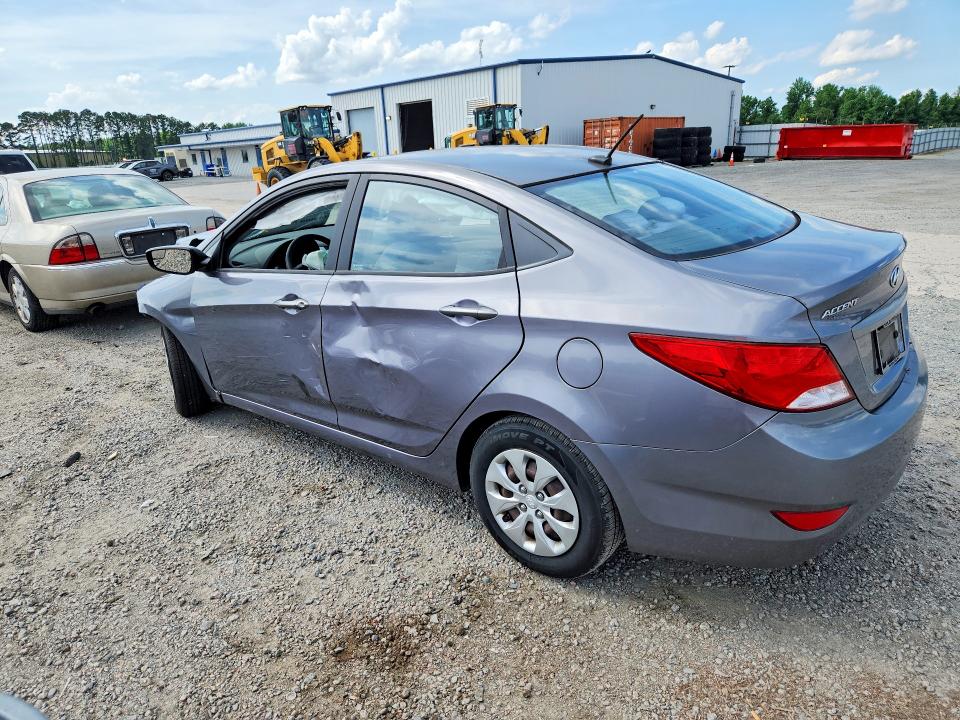 2016 Hyundai Accent VIN KMHCT4AE0GU946278 COPART salvage auction — FRONT END, NC - SALVAGE CERTIFICATE OF TITLE, sold $225 on 2026-07-27 (photo 2)