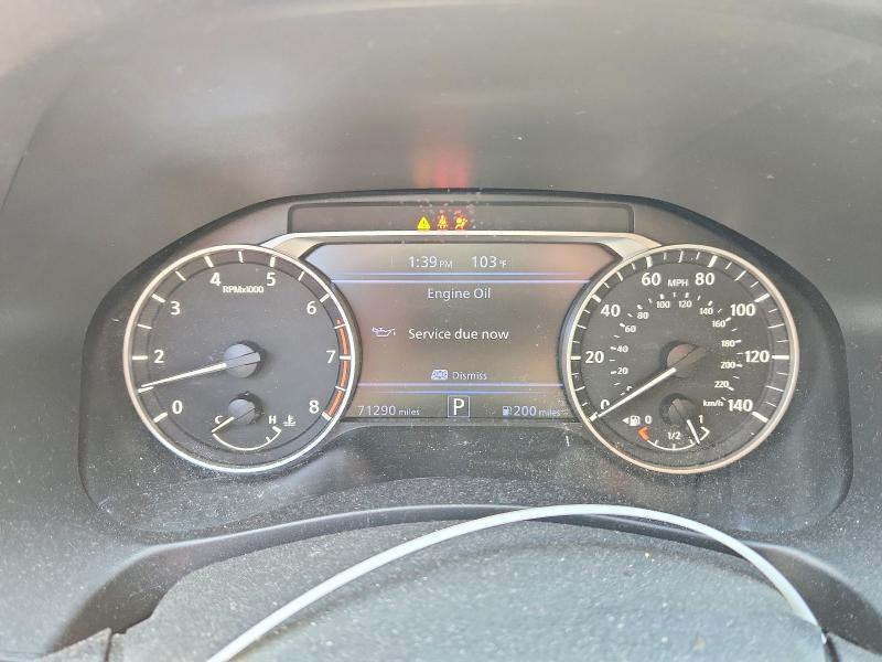 2022 Nissan VIN 1N4BL4DV9NN315019 COPART salvage auction — FRONT END, Md - Cert Of Salvage > 75% Damage, sold $3,900 on 2026-07-02 (photo 9)