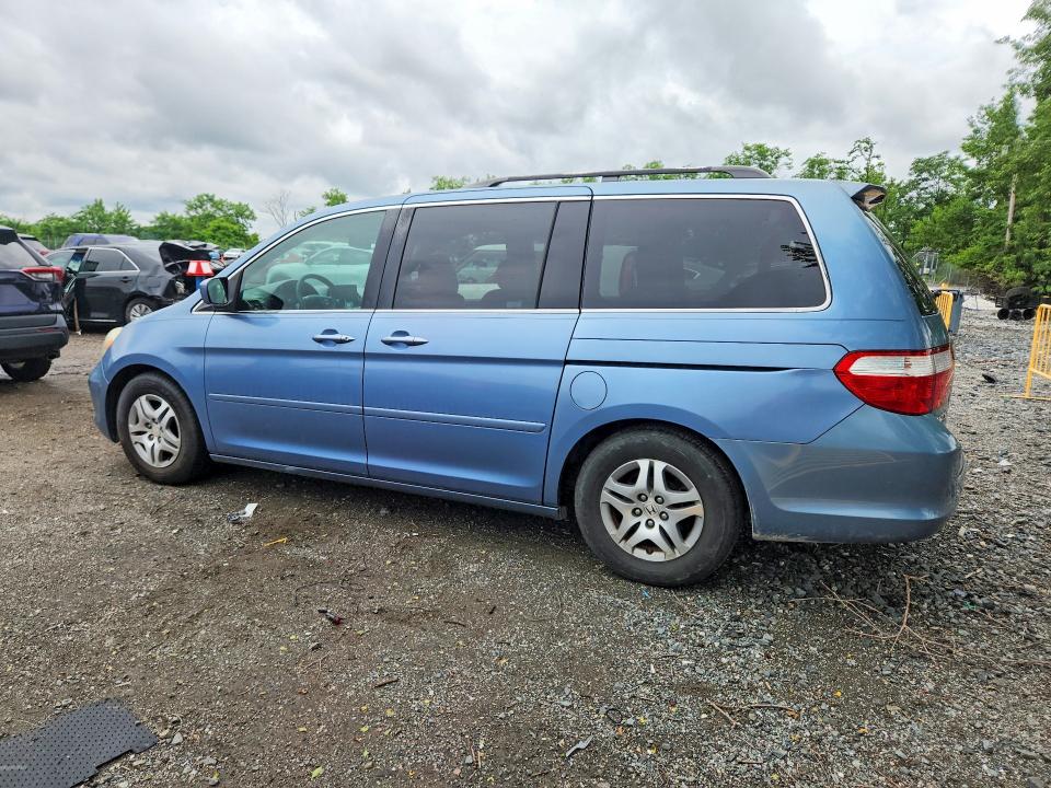 2007 Honda Odyssey VIN 5FNRL38487B005255 COPART salvage auction — FRONT END, MD - CERT OF SALVAGE > 75% DAMAGE, sold $500 on 2026-07-09 (photo 2)