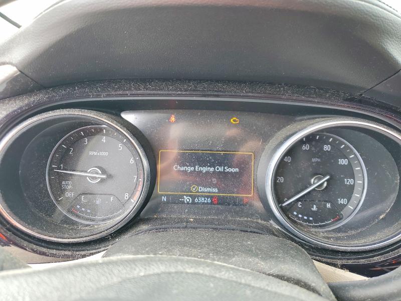 2022 Buick Encore VIN KL4MMBS29NB112186 COPART salvage auction — FRONT END, In - Cert Of Title-Salvage Title, sold $175 on 2026-07-21 (photo 9)
