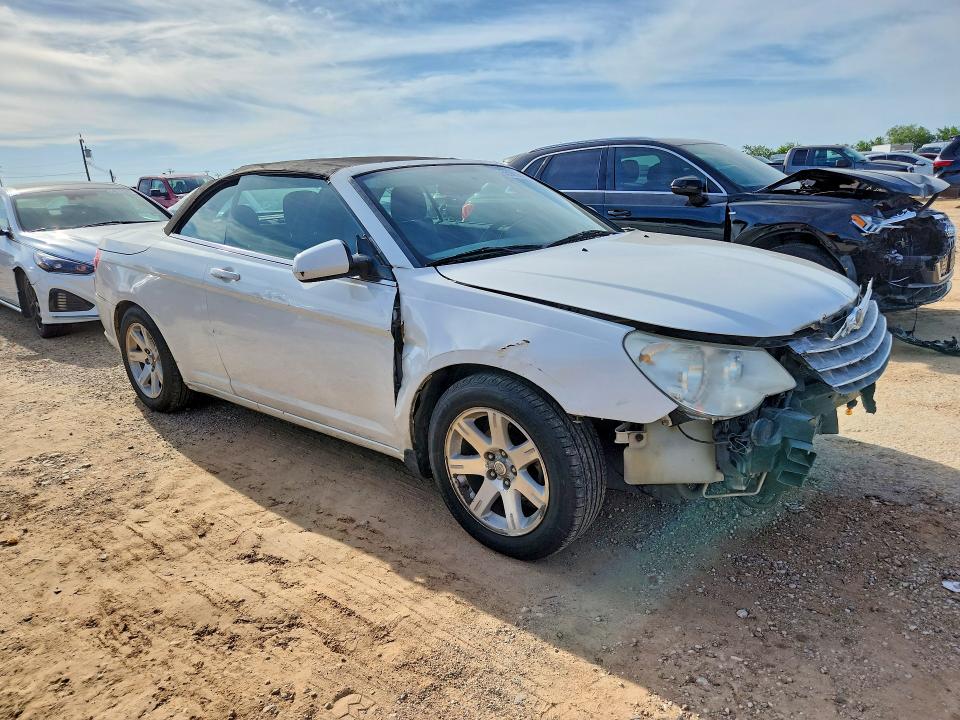 2010 Chrysler Sebring VIN 1C3BC5ED6AN142676 COPART salvage auction — FRONT END, Tx - Bonded Title - Salvage, sold $275 on 2026-07-09 (photo 4)