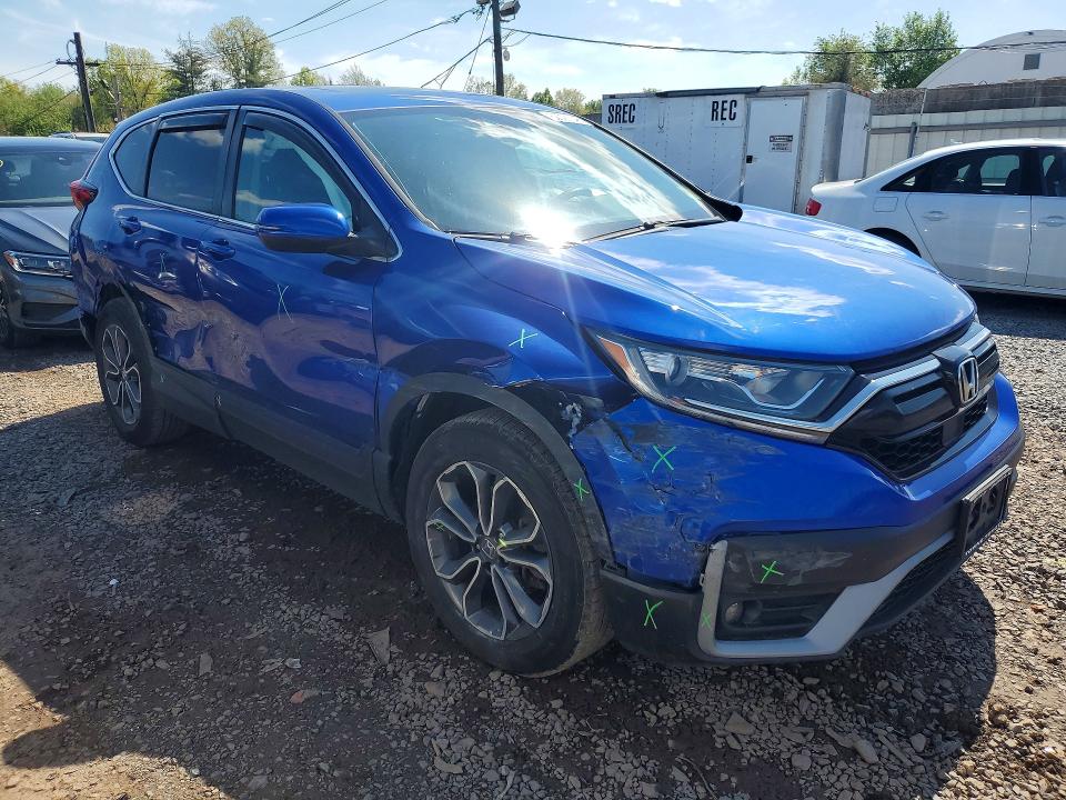 2021 Honda Cr-v VIN 7FARW2H50ME006412 COPART salvage auction — SIDE, Nj - Cert Of Title-Salvage, sold $7,400 on 2026-07-14 (photo 4)