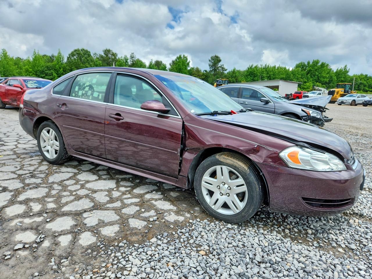 2012 Chevrolet Impala VIN 2G1WG5E37C1321587 COPART salvage auction — Front End, TN - SALVAGE CERTIFICATE, sold $400 on 2026-07-09 (photo 4)