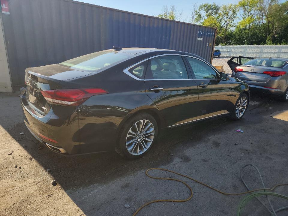 2015 Hyundai Genesis VIN KMHGN4JE0FU071763 COPART salvage auction — FRONT END, WI - CERTIFICATE OF TITLE, sold $2,700 on 2026-07-27 (photo 3)