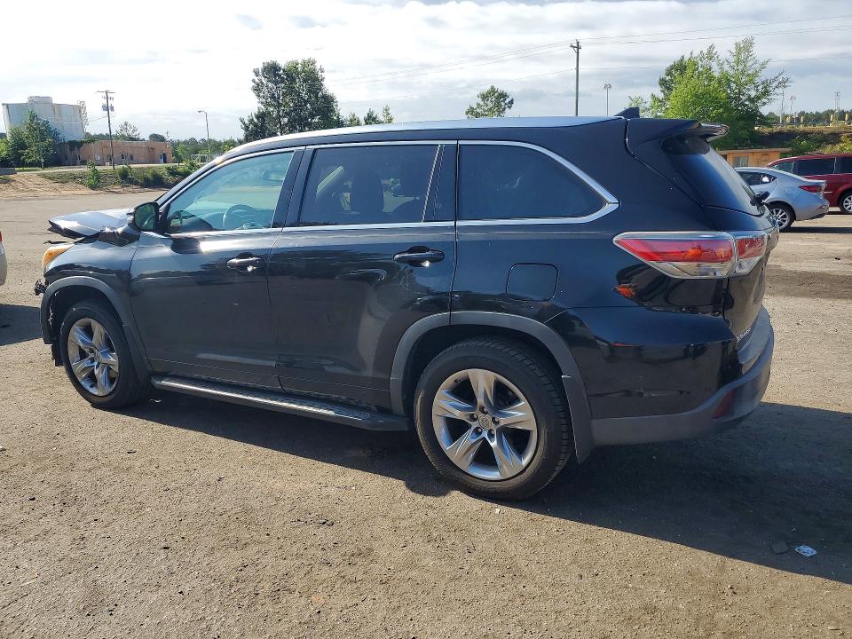 2014 Toyota Highlander VIN 5TDYKRFH9ES019309 COPART salvage auction — FRONT END, Sc - Cert Of Title-Salvage, sold $4,600 on 2026-07-03 (photo 2)