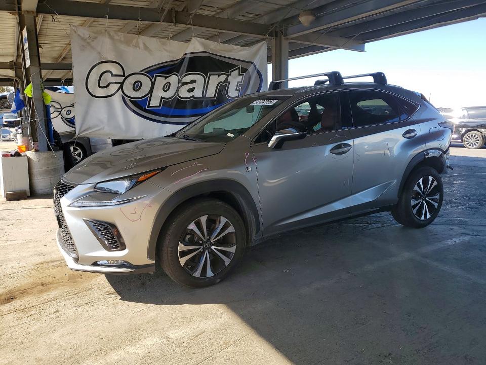 2018 Lexus Nx VIN JTJBARBZ0J2165362 COPART salvage auction — REAR END, Ca - Salvage Certificate, sold $11,500 on 2026-07-09 (photo 1)