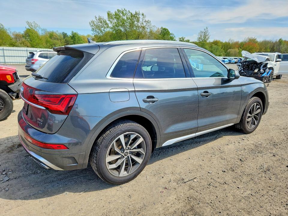 2022 Audi Q5 VIN WA1EAAFY4N2099756 COPART salvage auction — FRONT END, Ma - Cert Of Title-Salvage, sold $13,800 on 2026-07-15 (photo 3)