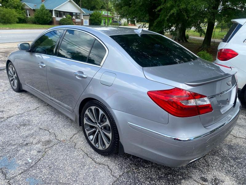 2013 Hyundai Genesis VIN KMHGC4DHXDU241748 COPART salvage auction — NORMAL WEAR, Ga - Certificate Of Title (P), sold $575 on 2026-07-08 (photo 3)