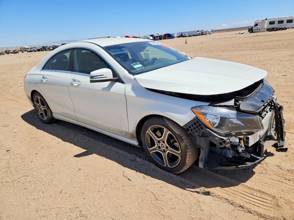 2018 Mercedes-benz Cla-klasse VIN WDDSJ4EB5JN619307 COPART salvage auction — FRONT END, Ca - Salvage Certificate, sold $2,200 on 2026-08-03 (photo 4)