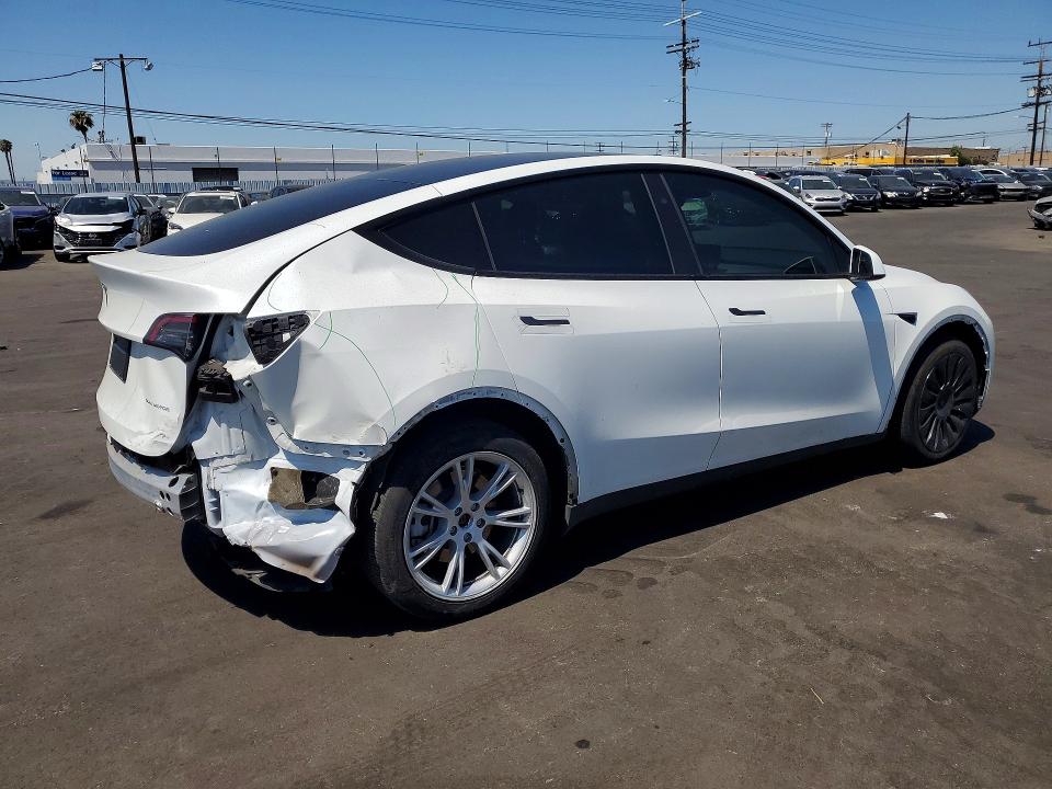 2023 Tesla VIN 7SAYGDEE4PF852893 COPART salvage auction — REAR END, Ca - Salvage Certificate, sold $14,600 on 2026-07-15 (photo 3)