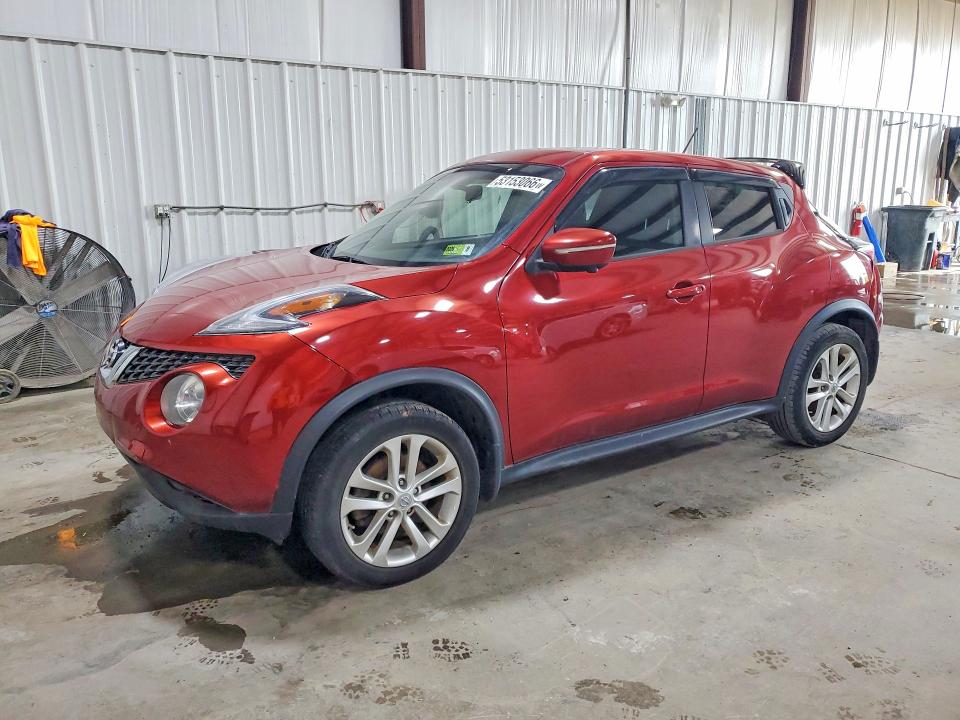 2015 Nissan Juke VIN JN8AF5MV7FT556856 COPART salvage auction — REAR END, Tx - Salvage Vehicle Title, sold $1,650 on 2026-07-08 (photo 1)