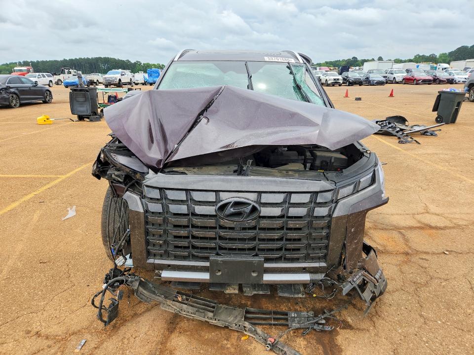 2024 Hyundai Palisade VIN KM8R54GEXRU741355 COPART salvage auction — SIDE, Tx - Salvage Vehicle Title, sold $6,700 on 2026-07-13 (photo 5)