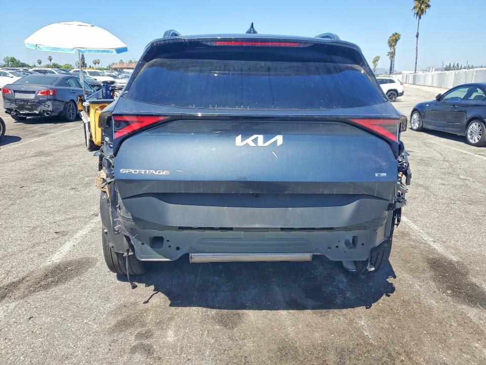 2024 Kia Sportage VIN KNDPYDDH9R7163457 COPART salvage auction — FRONT END, Ca - Salvage Certificate, sold $14,700 on 2026-07-31 (photo 6)