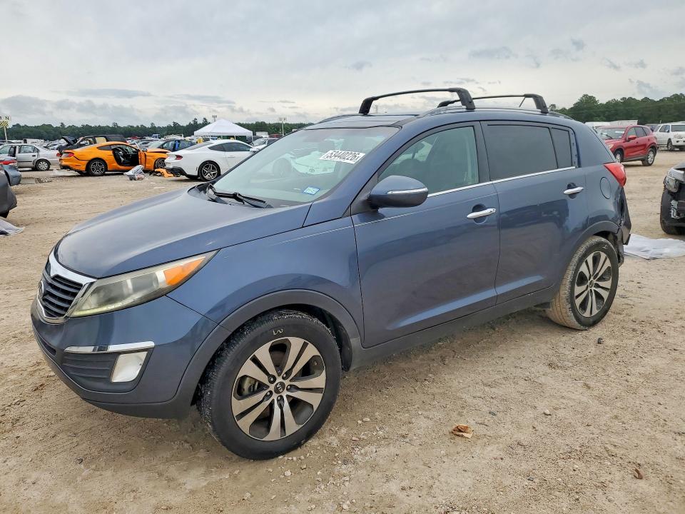 2012 Kia Sportage VIN KNDPC3A29C7349645 COPART salvage auction — REAR END, Tx - Salvage Vehicle Title, sold $775 on 2026-07-24 (photo 1)