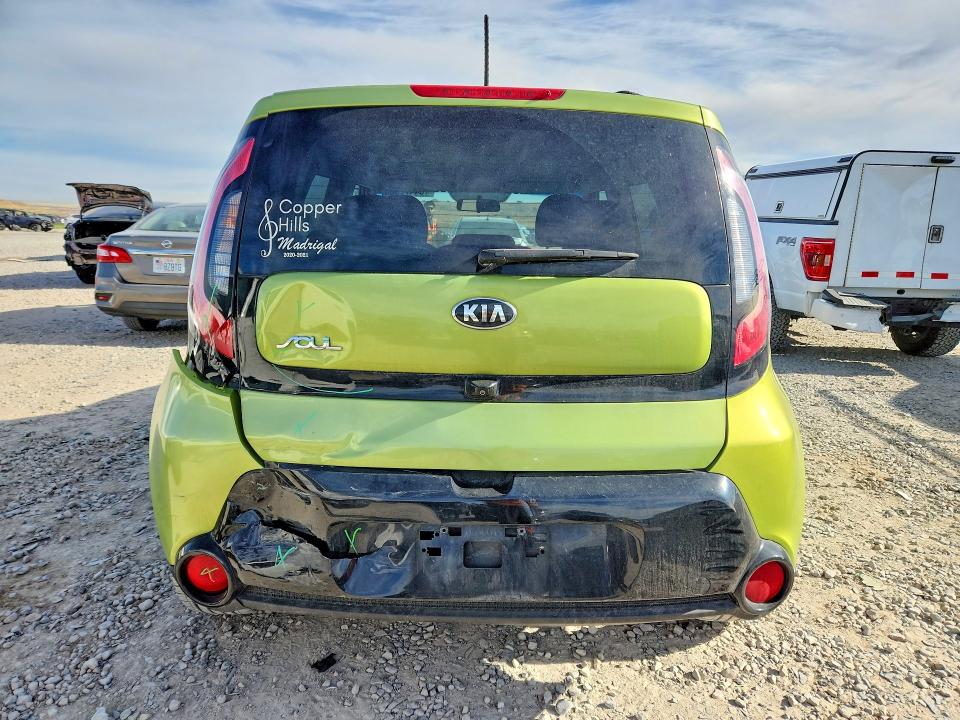 2016 Kia VIN KNDJP3A52G7874878 COPART salvage auction — REAR END, Id - Salvage Certificate Of Title, sold $1,450 on 2026-07-24 (photo 6)