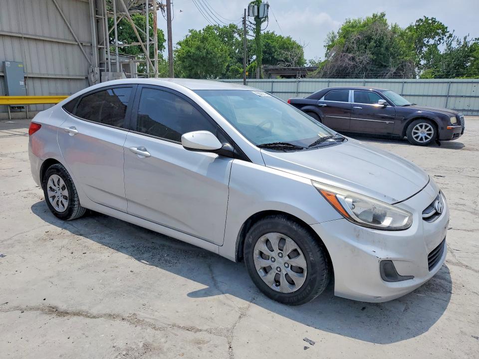 2016 Hyundai Accent VIN KMHCT4AE5GU060215 COPART salvage auction — WATER/FLOOD, TX - SALVAGE TITLE-FLOOD DAMAGE, sold $400 on 2026-07-28 (photo 4)