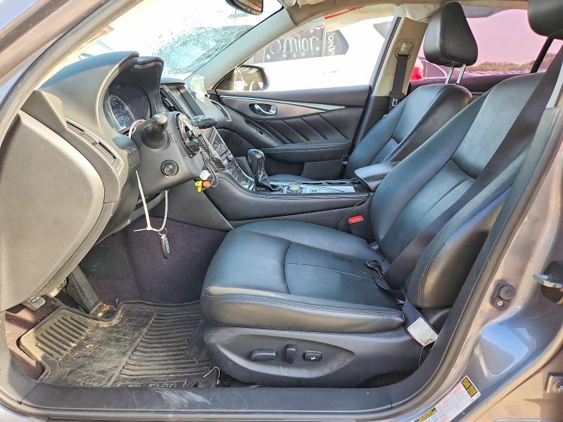 2016 Infiniti Q50 VIN JN1EV7AP2GM300429 COPART salvage auction — FRONT END, Tx - Salvage Vehicle Title, sold $500 on 2026-07-16 (photo 7)