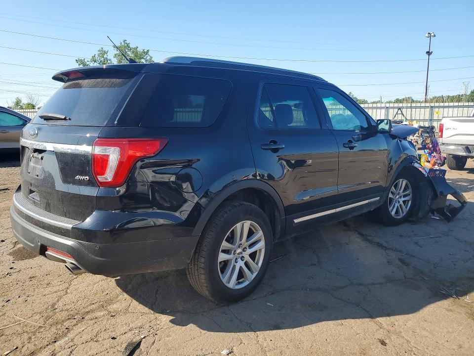 2018 Ford Explorer VIN 1FM5K8D86JGC04398 COPART salvage auction — FRONT END, MI - CERTIFICATE OF TITLE, sold $2,300 on 2026-07-02 (photo 3)