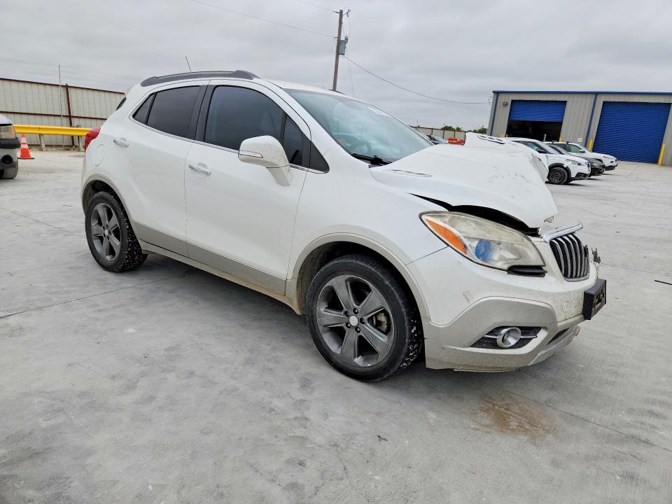 2014 Buick Encore VIN KL4CJBSB4EB736434 COPART salvage auction — FRONT END, Tx - Salvage Vehicle Title, sold $999 on 2026-07-08 (photo 4)