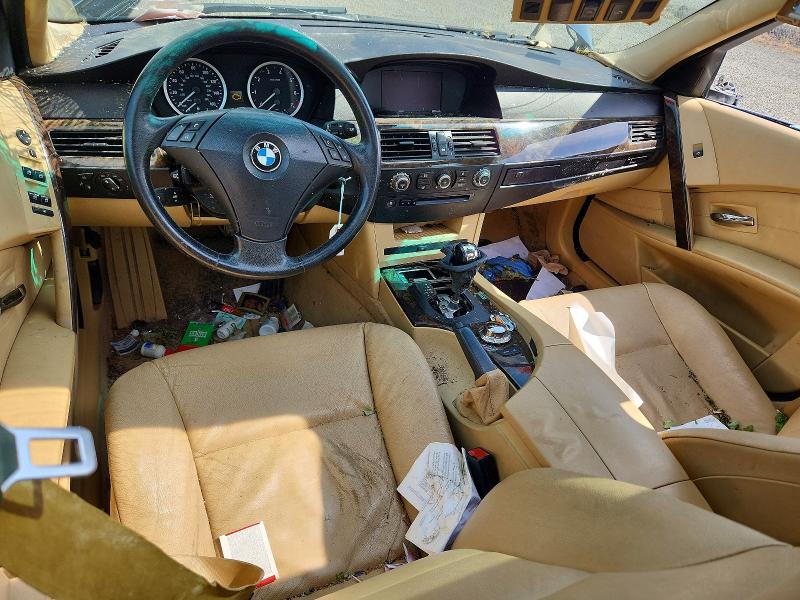 2004 BMW 5er VIN WBANA73554B065100 COPART salvage auction — REAR END, Or - Salvage Title Certificate, sold $325 on 2026-07-28 (photo 8)