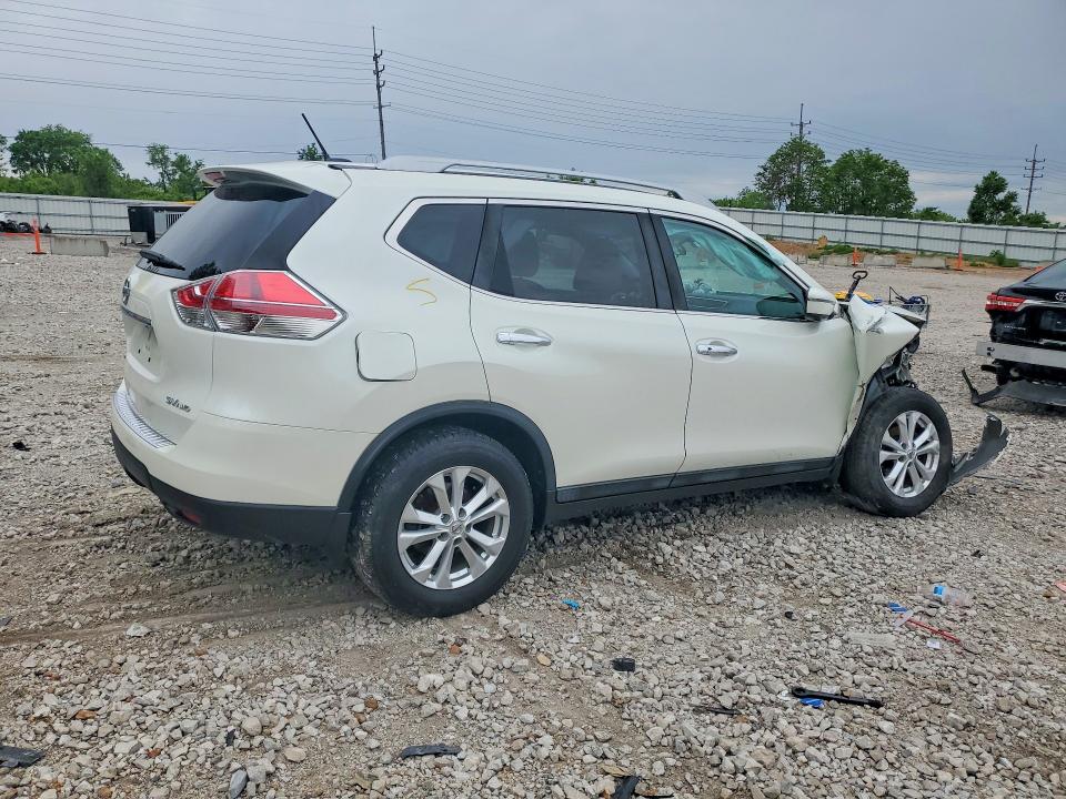 2016 Nissan Rogue VIN 5N1AT2MV5GC770339 COPART salvage auction — FRONT END, Mo - Salvage Certificate Of Title, sold $800 on 2026-07-02 (photo 3)