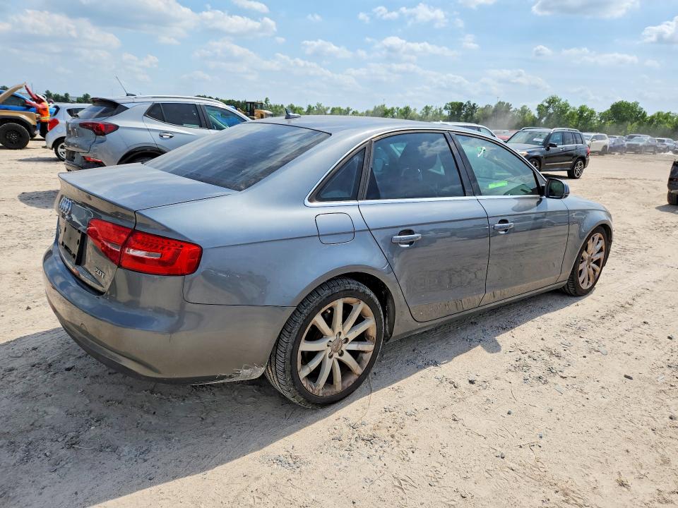 2013 Audi A4 VIN WAUEFAFL1DA060331 COPART salvage auction — FRONT END, Tx - Salvage Vehicle Title, sold $150 on 2026-07-24 (photo 3)