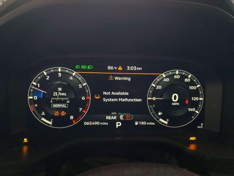 2023 Mitsubishi Outlander VIN JA4J4UA82PZ048202 COPART salvage auction — HAIL, Oh - Cert Of Title-Salvage, sold $8,600 on 2026-07-15 (photo 9)