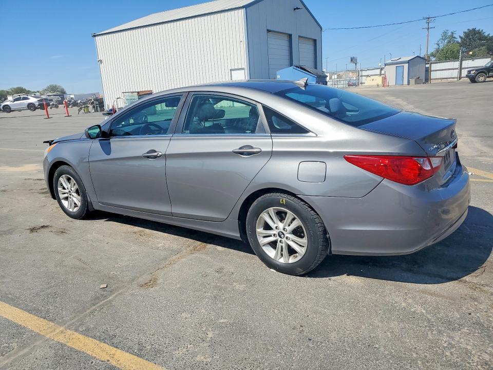 2013 Hyundai Sonata VIN 5NPEB4ACXDH718020 COPART salvage auction — REAR END, ID - SALVAGE CERTIFICATE OF TITLE, sold $900 on 2026-07-02 (photo 2)