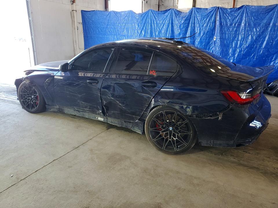 2025 BMW M3 VIN WBS33HJ05SFU37986 COPART salvage auction — SIDE, Ky - Cert Of Title-Salvage, sold $18,700 on 2026-07-27 (photo 2)
