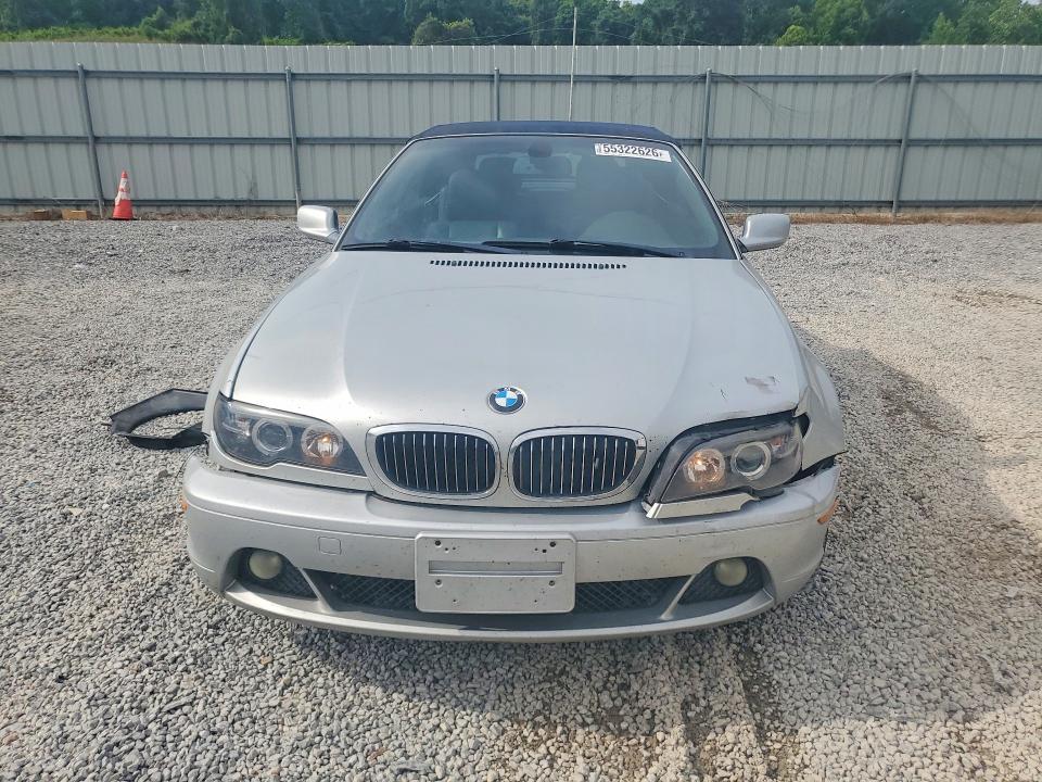 2005 BMW 3 series VIN WBABW33405PL34760 COPART salvage auction — FRONT END, MS - CERT OF TITLE-SALVAGED, sold $425 on 2026-07-15 (photo 5)