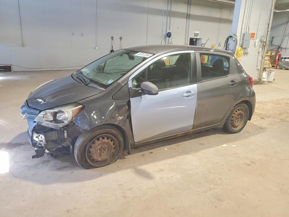2015 Toyota Yaris VIN VNKKTUD32FA049450 COPART salvage auction — FRONT END, Ns - Rebuild Vehicle, sold $875 on 2026-07-09 (photo 1)