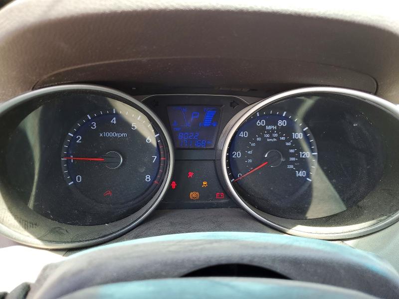 2010 Hyundai Tucson VIN KM8JU3AC2AU101064 COPART salvage auction — SIDE, KS - CERT OF TITLE-SALVAGE, sold $500 on 2026-07-22 (photo 9)