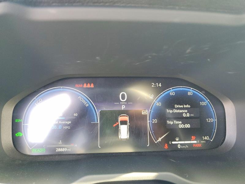 2024 Toyota Rav 4 VIN JTME6RFV7RJ057654 COPART salvage auction — FRONT END, Or - Salvage Title Certificate, sold $19,800 on 2026-07-13 (photo 9)