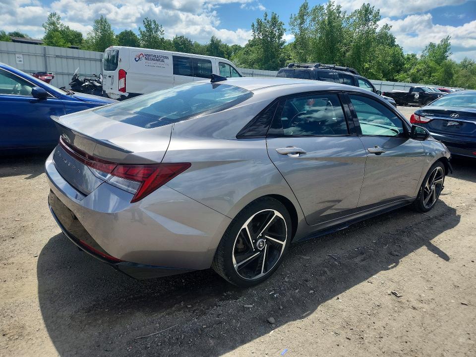 2023 Hyundai VIN KMHLR4AF1PU587210 COPART salvage auction — FRONT END, Ma - Cert Of Title-Salvage, sold $5,800 on 2026-07-08 (photo 3)