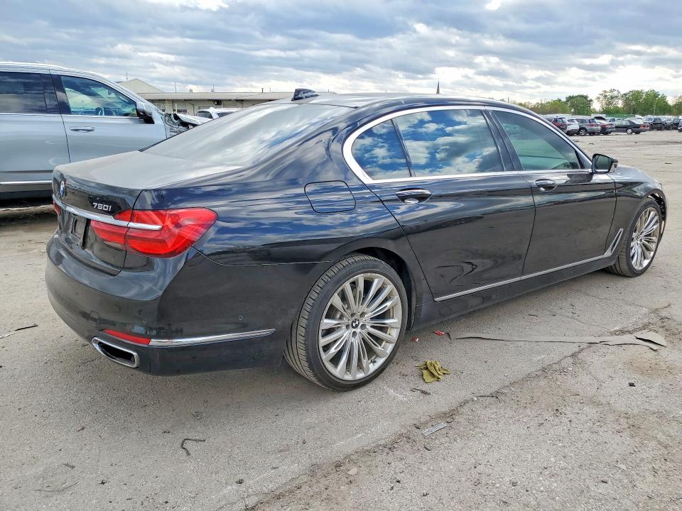 2016 BMW 7 series VIN WBA7F2C52GG416615 COPART salvage auction — FRONT END, IN - CERT OF TITLE-SALVAGE TITLE, sold $3,650 on 2026-07-22 (photo 3)