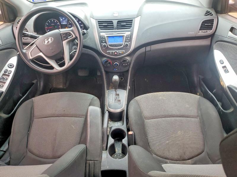 2013 Hyundai Accent VIN KMHCT5AE7DU129326 COPART salvage auction — FRONT END, Tx - Salvage Vehicle Title, sold $400 on 2026-07-20 (photo 8)