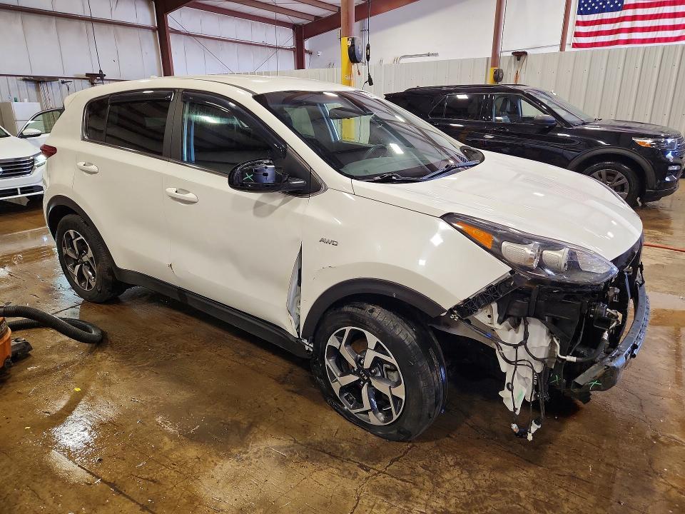 2022 Kia Sportage VIN KNDPMCAC0N7005470 COPART salvage auction — FRONT END, Pa - Certificate Of Salvage, sold $4,650 on 2026-07-14 (photo 4)