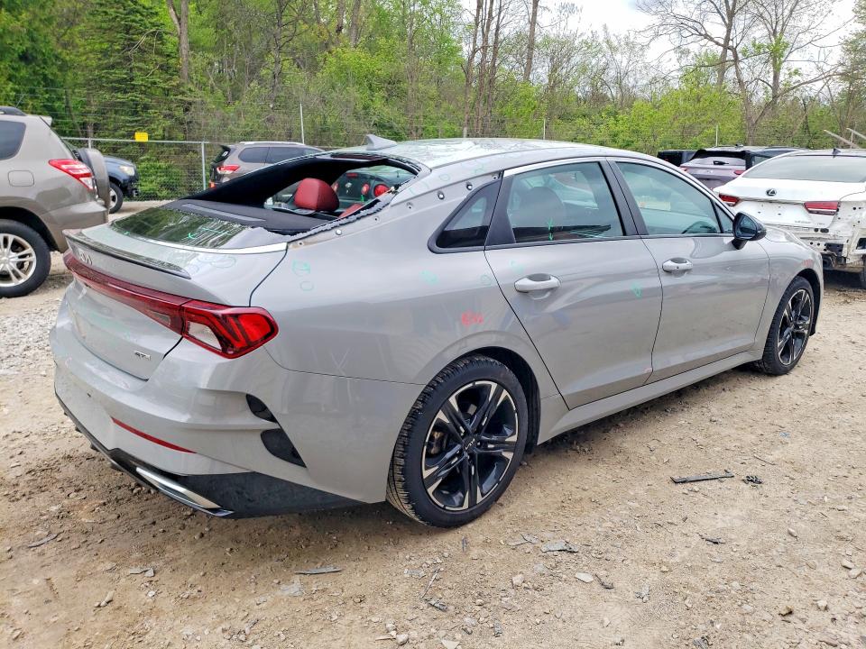 2024 Kia K5 VIN 5XXG64J20RG266313 COPART salvage auction — HAIL, Oh - Cert Of Title-Salvage, sold $10,500 on 2026-07-22 (photo 3)