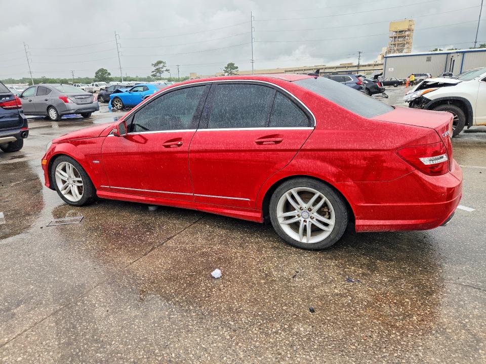 2012 Mercedes-benz VIN WDDGF4HBXCR203980 COPART salvage auction — MINOR DENT/SCRATCHES, La - Certificate Of Title (P), sold $650 on 2026-07-07 (photo 2)