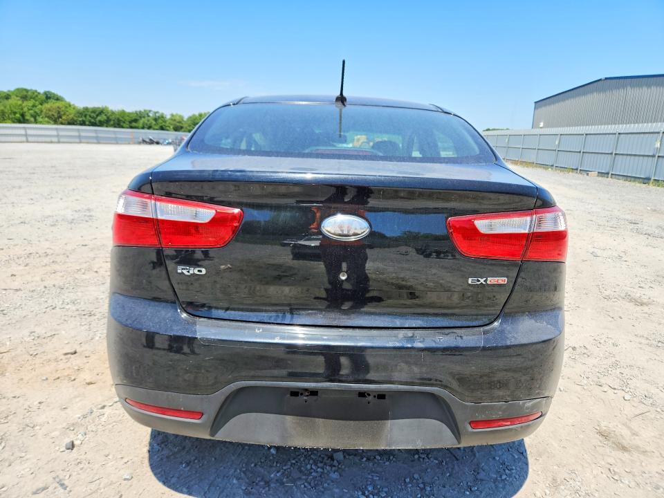 2013 Kia Rio VIN KNADN4A30D6236151 COPART salvage auction — FRONT END, Nc - Salvage Certificate Of Title, sold $225 on 2026-07-08 (photo 6)
