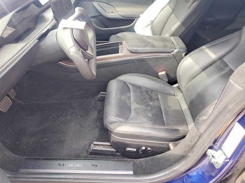 2022 Tesla Model s VIN 5YJSA1E55NF476205 COPART salvage auction — SIDE, Sc - Cert Of Title-Salvage, sold $400 on 2026-07-13 (photo 7)
