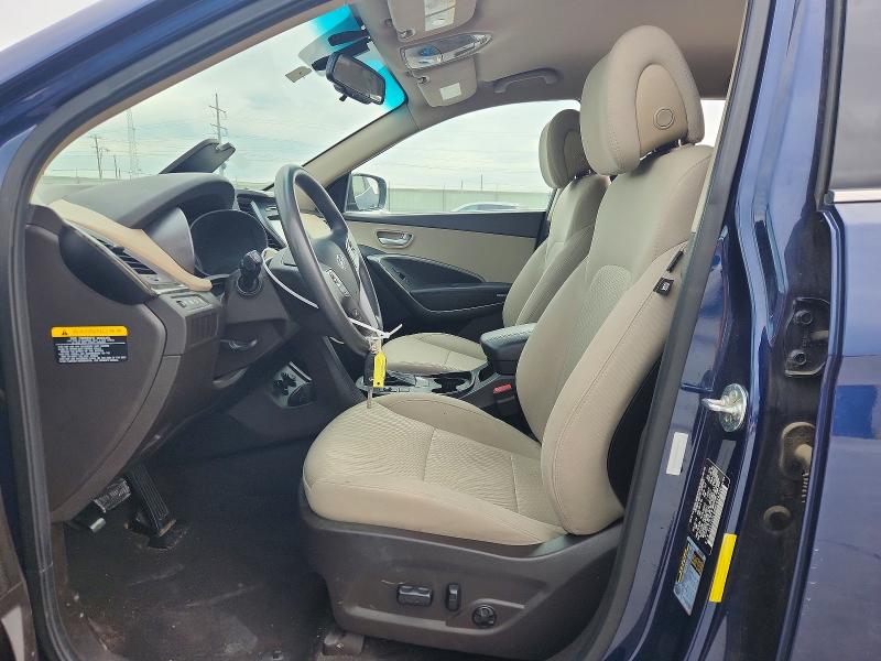 2017 Hyundai Santa fe VIN 5XYZU3LB6HG464300 COPART salvage auction — REAR END, Tx - Salvage Vehicle Title, sold $3,500 on 2026-07-28 (photo 7)